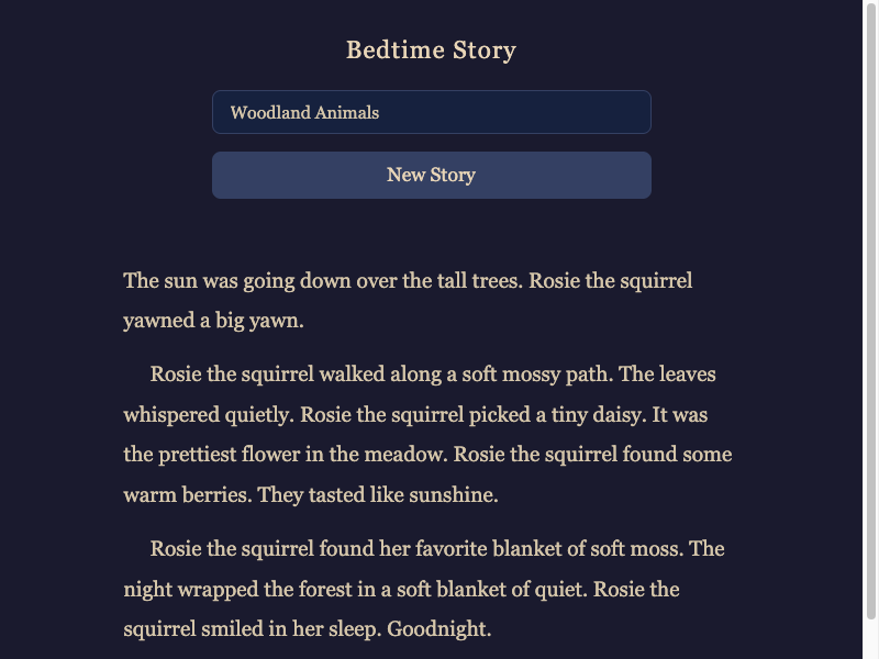 App built with intent artifact