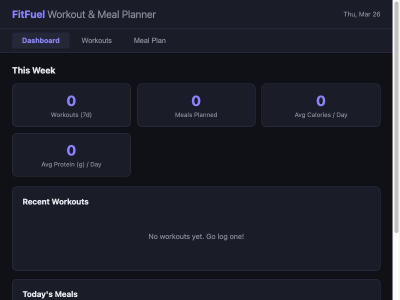 App built from prompt only