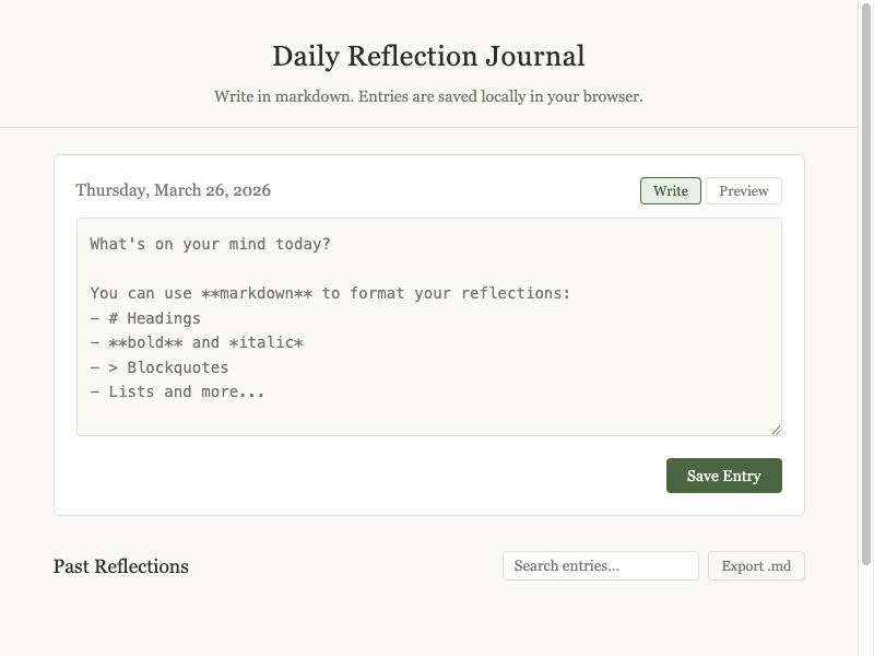 App built from prompt only