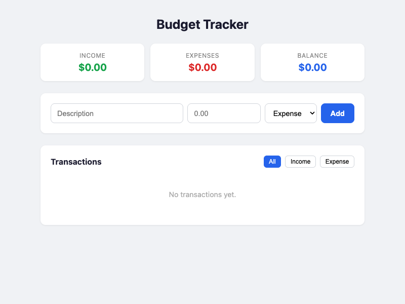 App built from prompt only